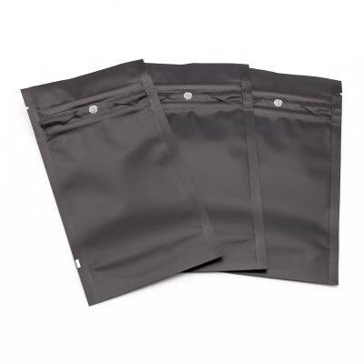 Custom Printed Matt White Plastic Stand up Pouch With Zipper for Food Packaging Bag Top OEM Child Proof Bag