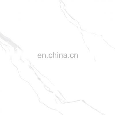 800x800mm White and Black Elegant Design Simple Style Hot Sale Marble Grain Polished Floor Tile photo-3