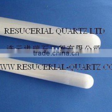 Milky/translucent/satin/opaque Quartz Tube