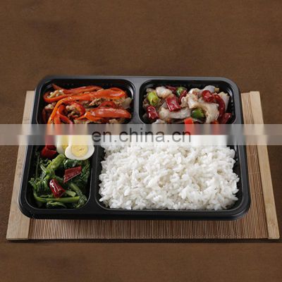 2021 Steamable Eco Friendly Take Away Biodegradable Disposable Lunch Box Plastic