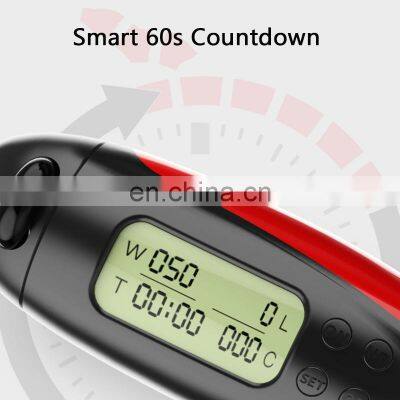 Detachable Handles Fitness Rush Athletics Custom Digital Smart Heavy PVC Weighted Jump Rope photo-5