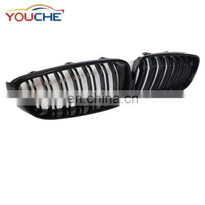 For BMW 3 Series GT F34 Gloss Black Double Line Front Bumper Grill 2012+ photo-2