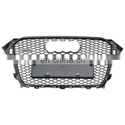 ABS black car grill for Audi A4 B85 high quality front bumper honeycomb mesh facelift RS4 grill 2013 2015