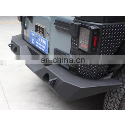 Car rear bumper for Jeep Wrangler JK 07+ body kits rear bumper bar parts