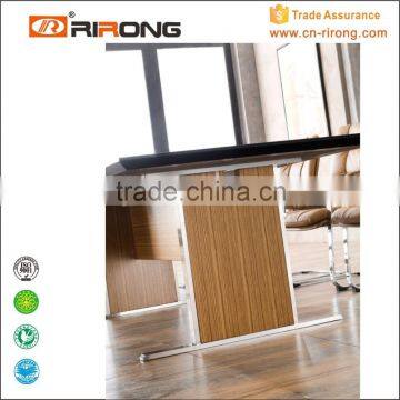 Modern Design Customized Steel Wood Leather Conference Table photo-6