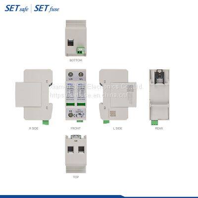 SD20/30r 2+0 Series DIN Rail Surge Protective Device Surge Protector DIN Rail SPD With RoHS & Reach Compliant photo-2