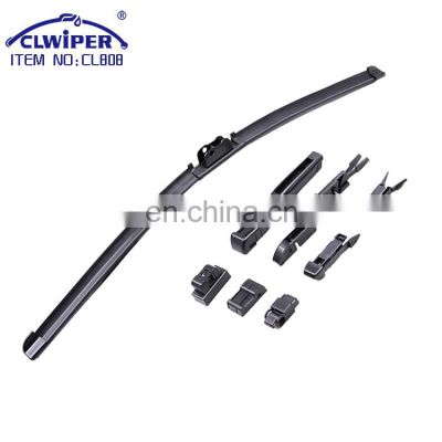 flat wiper blade multi functional  natural rubber  refill soft wiper blade