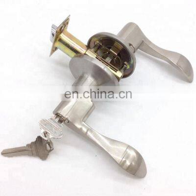 Security Door Stainless Steel Double Cylinder Handle Door Lock photo-5