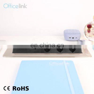 Stainless Steel Surface Socket Box With Swiss Socket and USB Charger photo-2