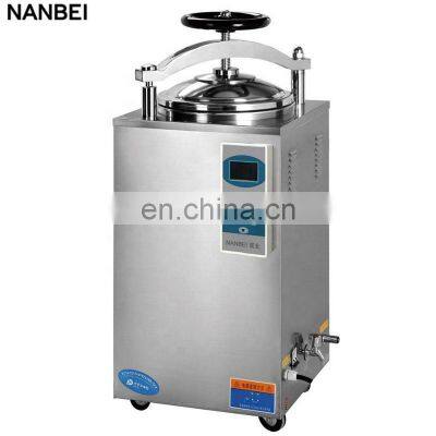 Digital display vertical automatic autoclave steam sterilizer 100 liter