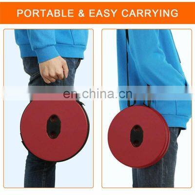 Outdoor Camping Convenient Retractable Round Folding Stools Portable Lightweight for Outdoor Travel FishingFishing Plastic Chair photo-5