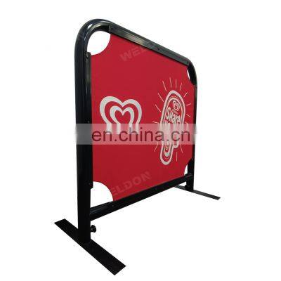 Road Barricade Fence Covers Quality Road Safety Breeze Barrier Metal Crowd Control Barrier