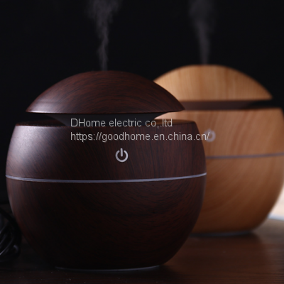 Wood Grain Round Humidifier, Mushroom Humidifier, Wood Grain Aromatherapy Machine（Wechat:13510231336） photo-3