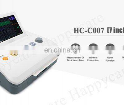HC-C007 Top Quality Medical 7 Inch CTG Fetal Monitor for Sale /Digital Fetal Heartbeat Monitor photo-4