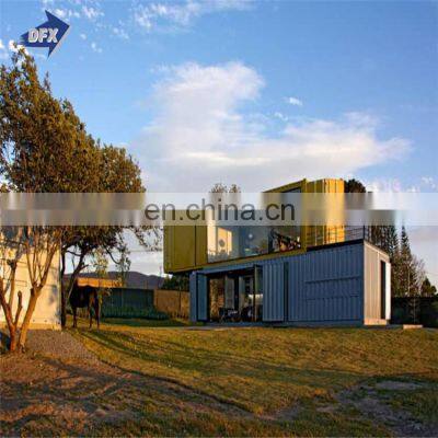 Luxury holiday prefabricated shipping container house framecad steel structure prefab villa house