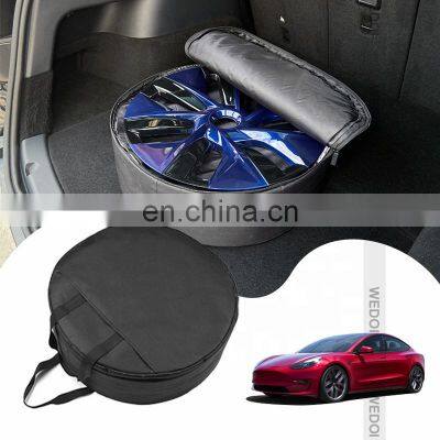 For Tesla Hubcaps bag Oxford Wheel Cover Storage Bag Model3 Aero 18