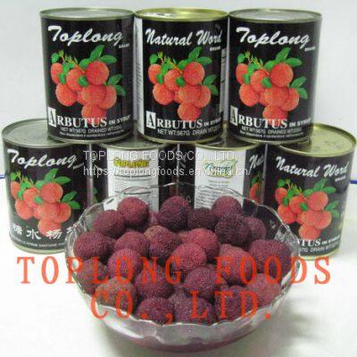 Canned Arbutus in Syrup