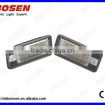 CE certified and resistor built in-side TDI car license plate led lamp