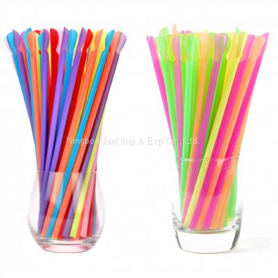 6 мм Milkshake, Smoothie ложка-стraw/Одноразовая соломинка для размешивания (500 шт/коробка) photo-3