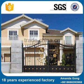 Hot Sale High Quality Wholesale Wrought Iron Villa Gate Designs