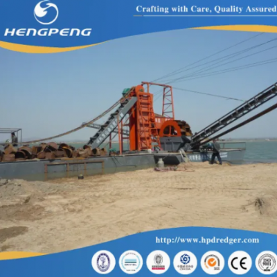 Proven Technology China Chain Bucket Gold Mining Dredger for Gold Mining Operations