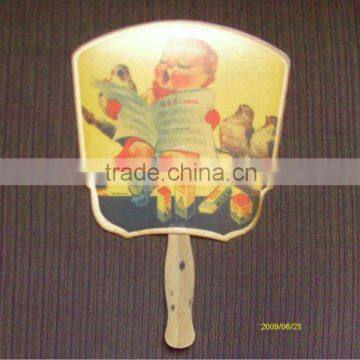 2016 Promotion PP Fan With Stick Handle, Cheap Handle Fan for Advertisment photo-6