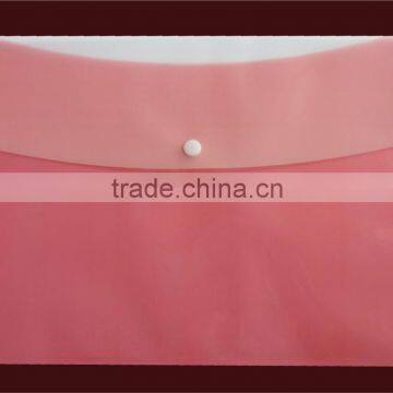 a4 clear plastic envelope folder, pp poly clear button envelope pockets file folder