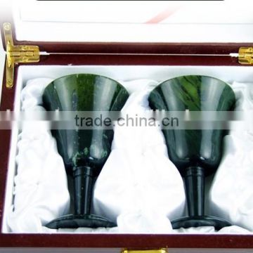 2014 wholesale red wine goblet/jade wine cup