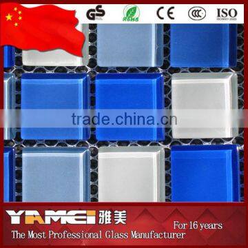 2016 factory price glass mosaic for swimming pool tile