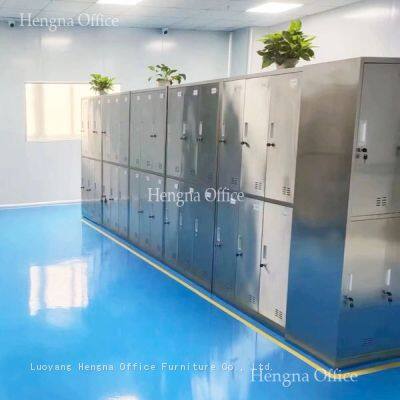 Superior Quality Commercial Kitchen Storage Solution: Anti-Rust Staff Locker With Mirror and Aluminum Handle-OEM/ODM