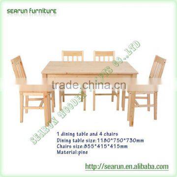 Wooden Dining Table And Chair