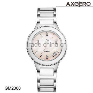 New product custom ladies vintage watch ceramic alloy watch