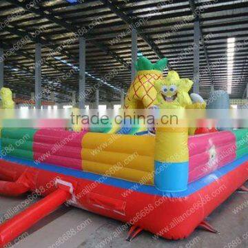 bouncer sponge bob 5x8m inflatable game