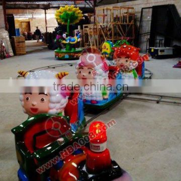 QHRT-08 Qingheng vivid cartoon character electric toy train