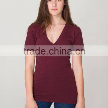 Deep Neck Ladies Sexy Tshirts photo-5