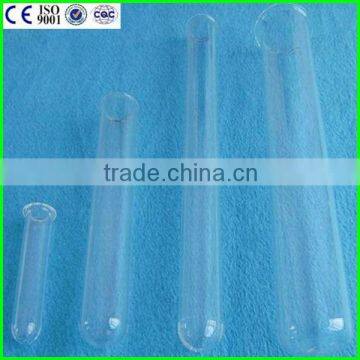 Large Diameter Clear One End Closed Quartz Tube