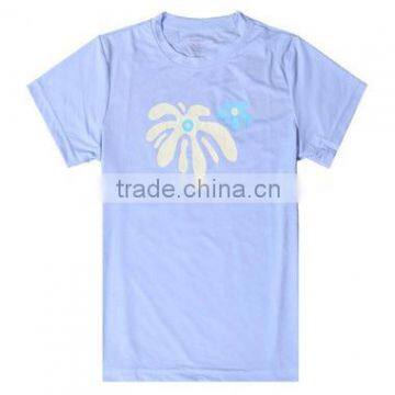 wholesale custom women fashion plain print t-shirt wholesale