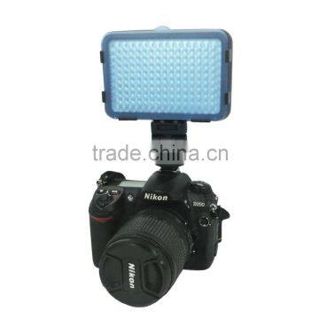 New Yellow White Blue XT-160 LED Light With Filter Hot Shoes Video Light Lamp for Canon DSLR Camera DV Camcorder 5000-5800K photo-3