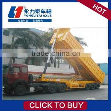 All aluminum structure corrosion resistance 3 axles semi trailer for sale