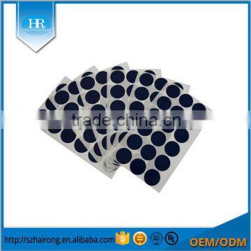 Black adhesive custom usage domed qr code label