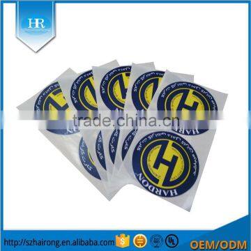 High Quality 3M Embossed Synthetic Paper Logo Sticker With Film photo-6