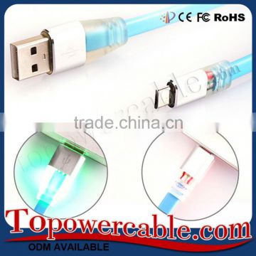 Colorful Led Shielded Usb Charger Data Cable With Software Download