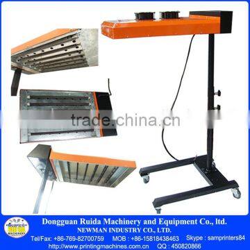 CE Proved ND602 silk screen printing Flash dryer for screen printing adjustable stand t-shirt baking area 20" *24"