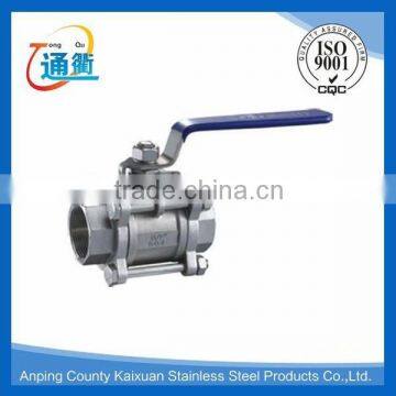 Casting Female Threaded CF8M 3 Piece Bsp Ball Valve Supplier's Choice photo-3
