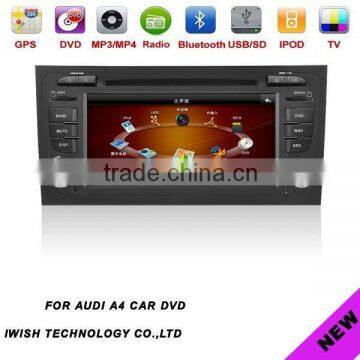 7 inch car dvd stereo for AUDI A4 with 4x45w hi-fi Amplifier