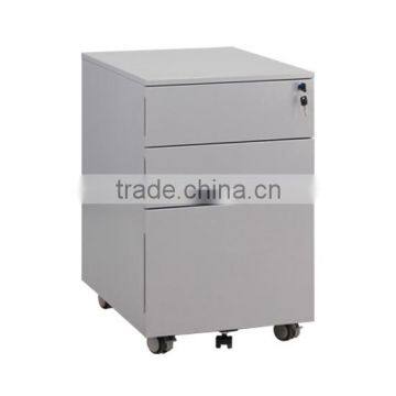 3 drawer under table cabinet,steel mobile pedestal cabinet