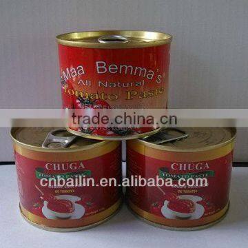 double concentrated tomato paste,easy opening 210gr tomato paste