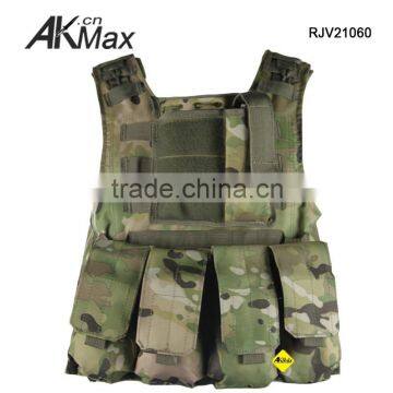 Multicam Camouflage Hunting Vest With Body Protection