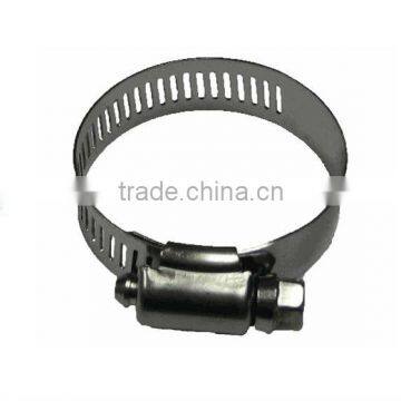 Worm Gear Hose Clamp- Stainless Band(1/2"), Housing, and Screw 3/8"-12-1/4"