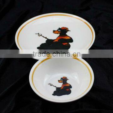 Melamine dinner set 2pcs